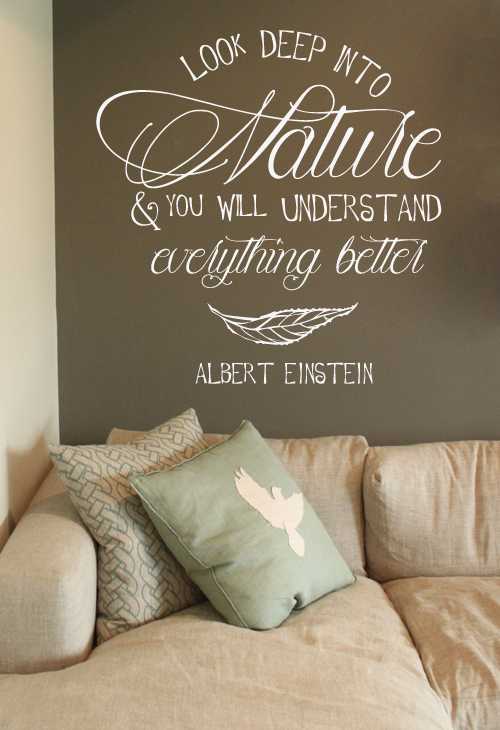 Deep Into Nature Alternate Wall Decal
