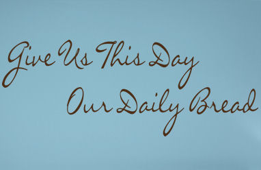 Our Daily Bread Wall Decal