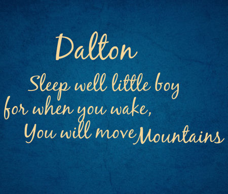 Sleep Well Move Mountains Wall Decal