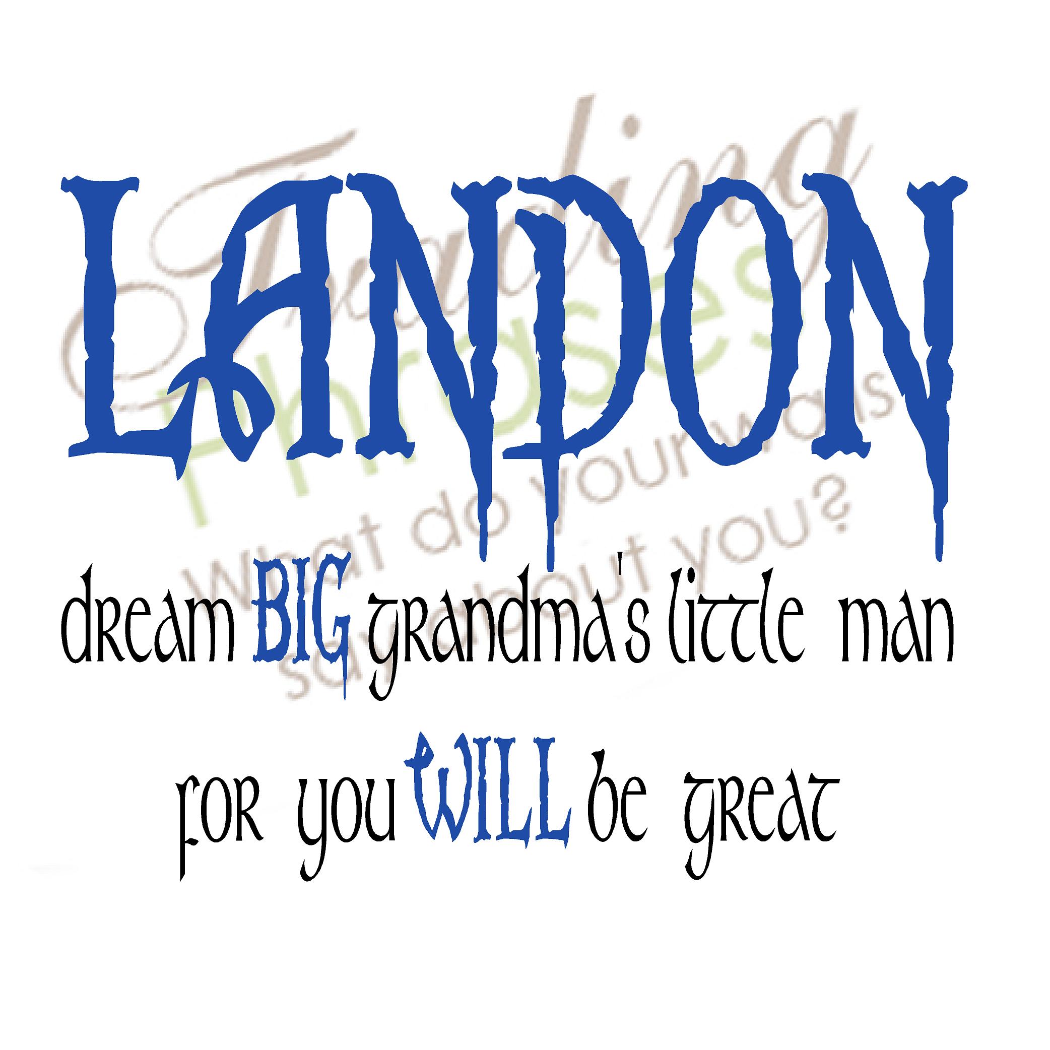 Landon Wall Decal 