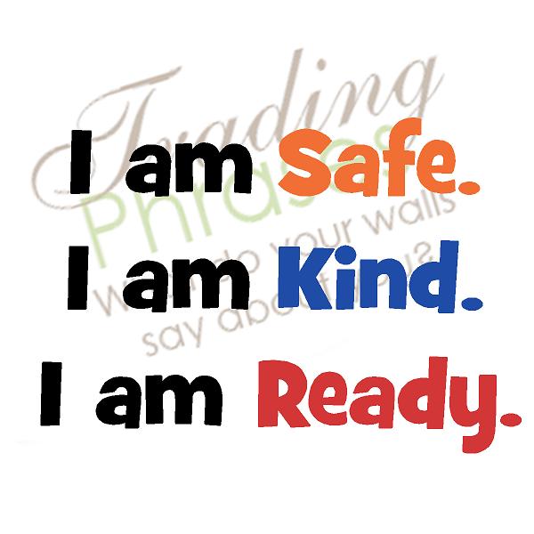 I Am Safe Wall Decal