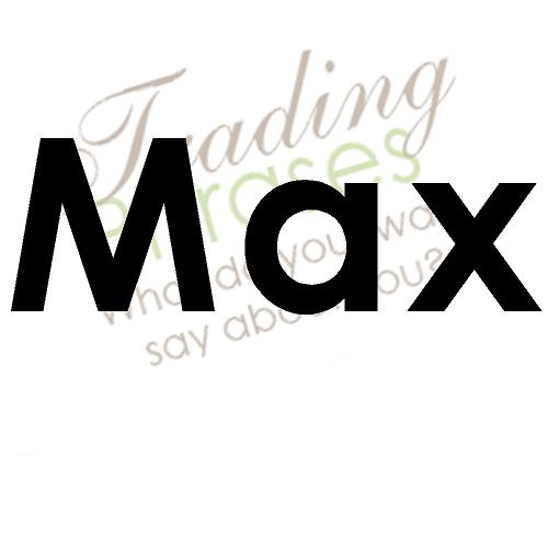 Max Wall Decal 