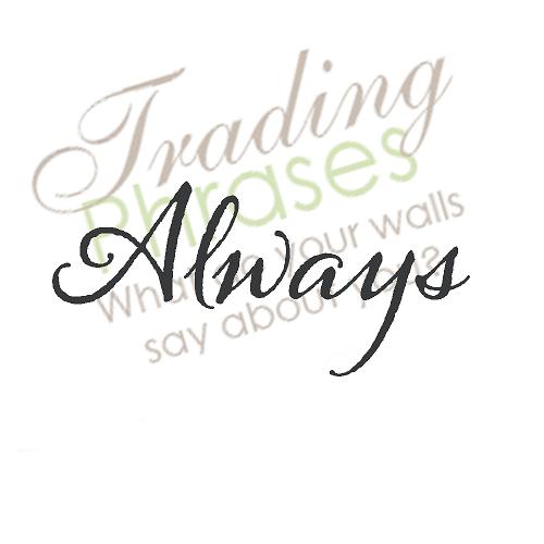 Always Simple Wall Decal 