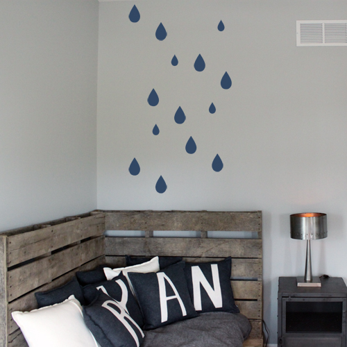 Raindrops Pack Wall Decal