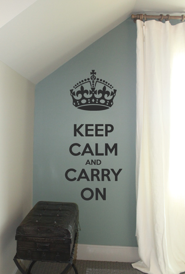 Keep Calm Wall Decal