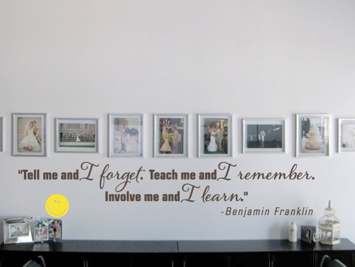 Franklin Wall Quote