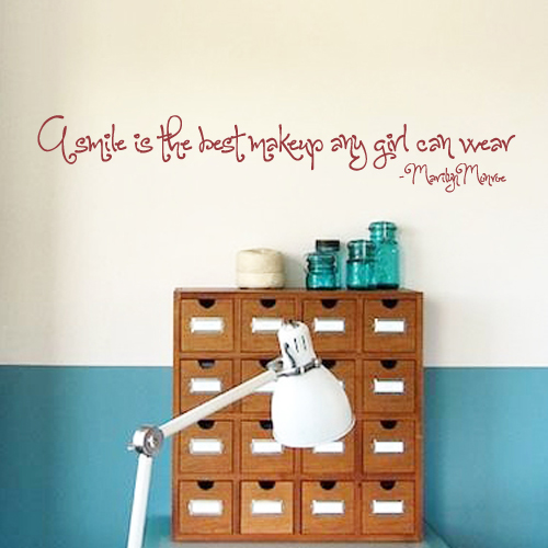 Marilyn Monroe Quote Wall Decal 