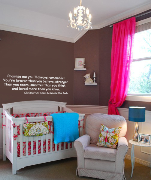 Promise Me You'll Remember Pooh Wall Decal