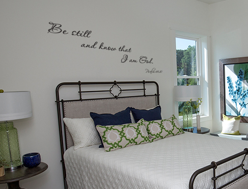 Be Still Psalm Wall Decal