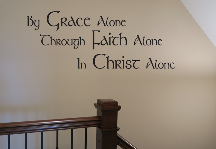 In Christ Alone Wall Decal