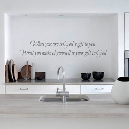 God's Gift Wall Decal 