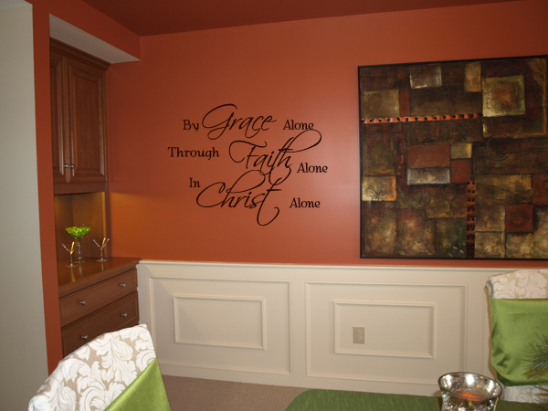 By Grace Through Faith In Christ Wall Decal
