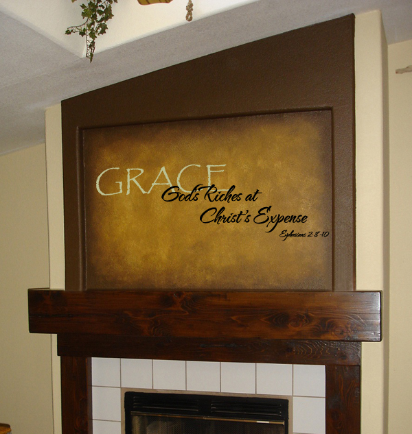 God's Riches Wall Decal