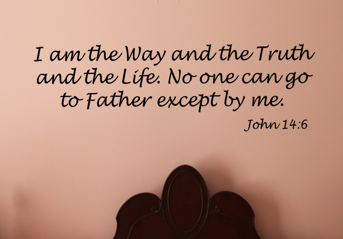 The Way and the Truth Wall Decal