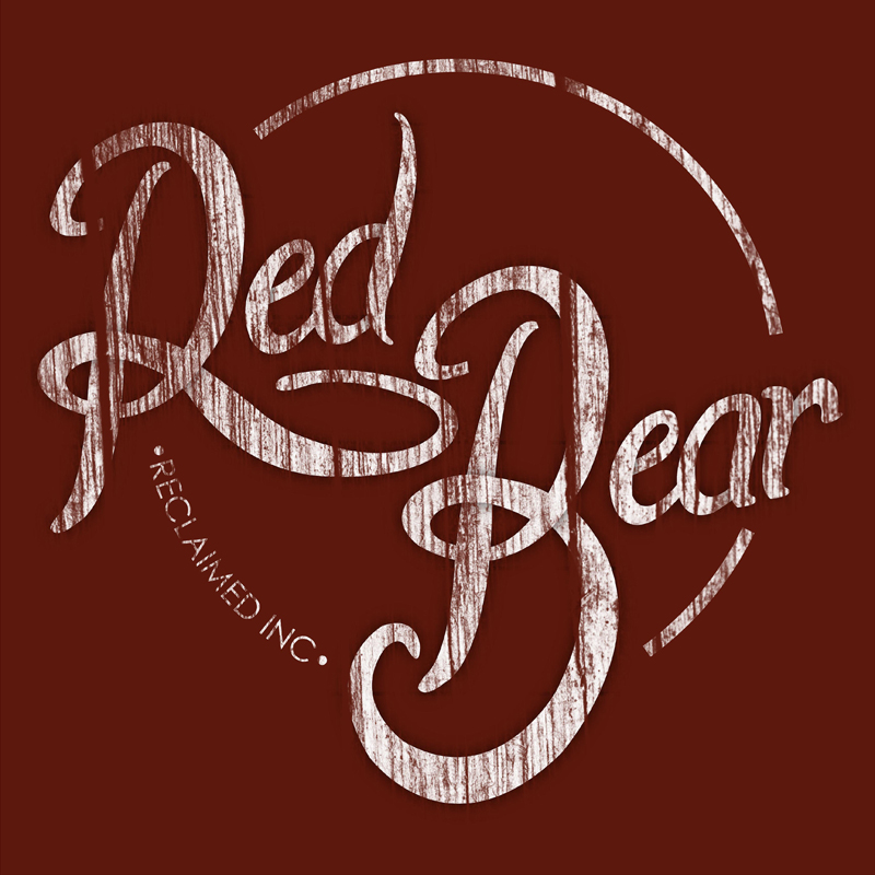 Red Bear Printed Canvas