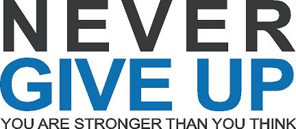 NEVER GIVE UP