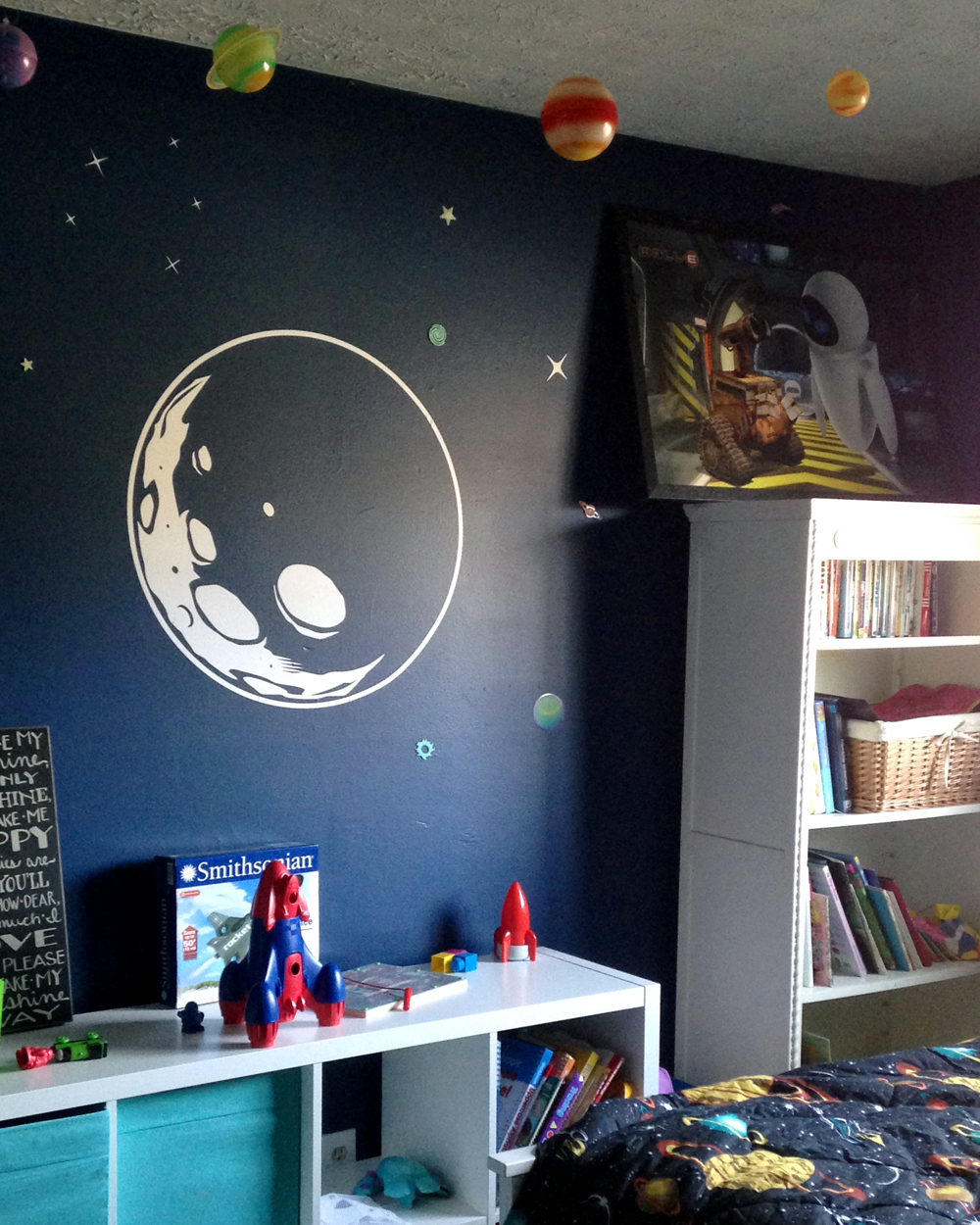 Moon Outline Wall Decal 