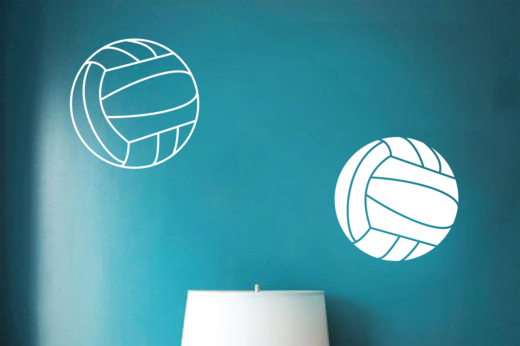 Volleyballs Wall Decal