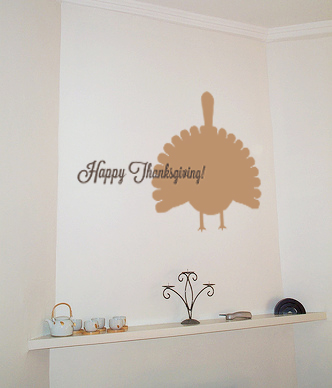 Happy Thanksgiving  Wall Decal