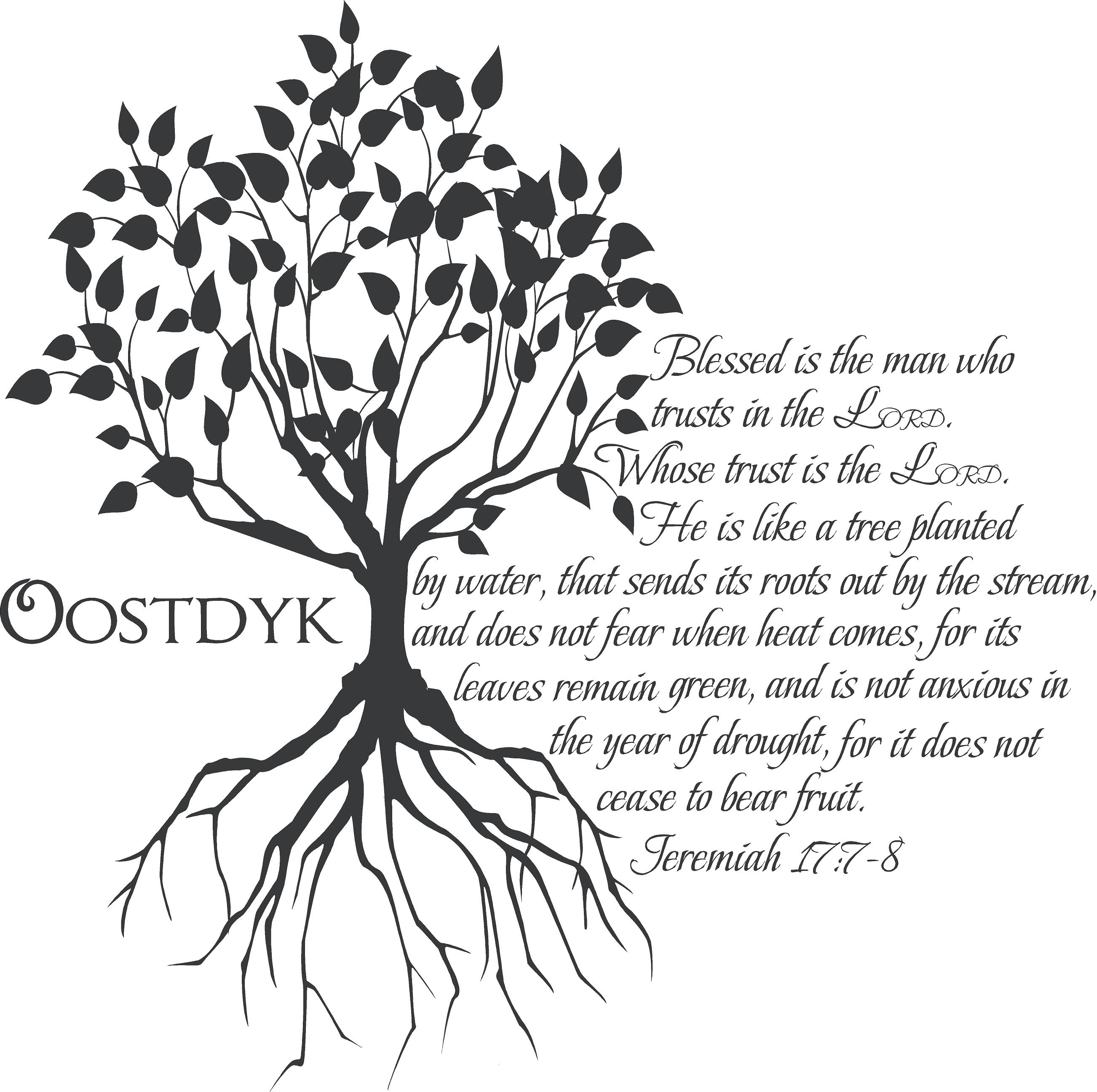 Jeremiah Tree Wall Decals