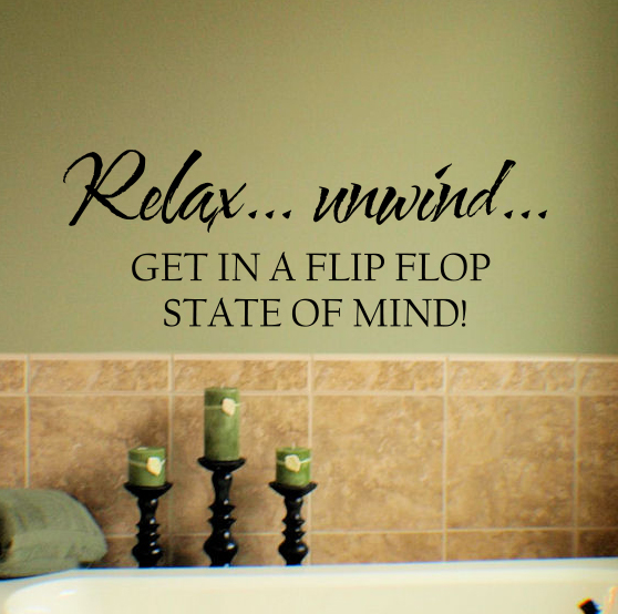 Flipflop State of Mind Wall Decal 