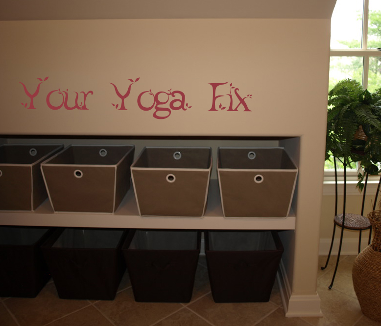 Yoga Fix Wall Decal 