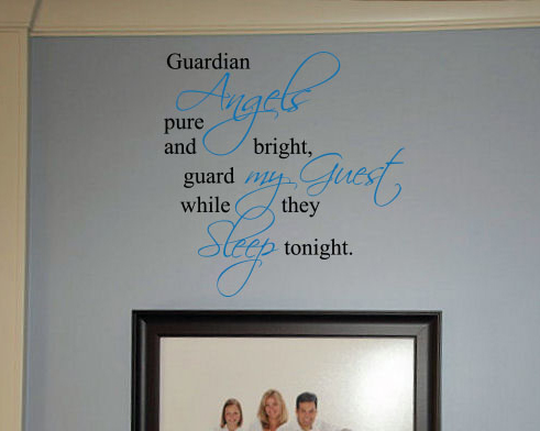 Guard My Guest Wall Decal