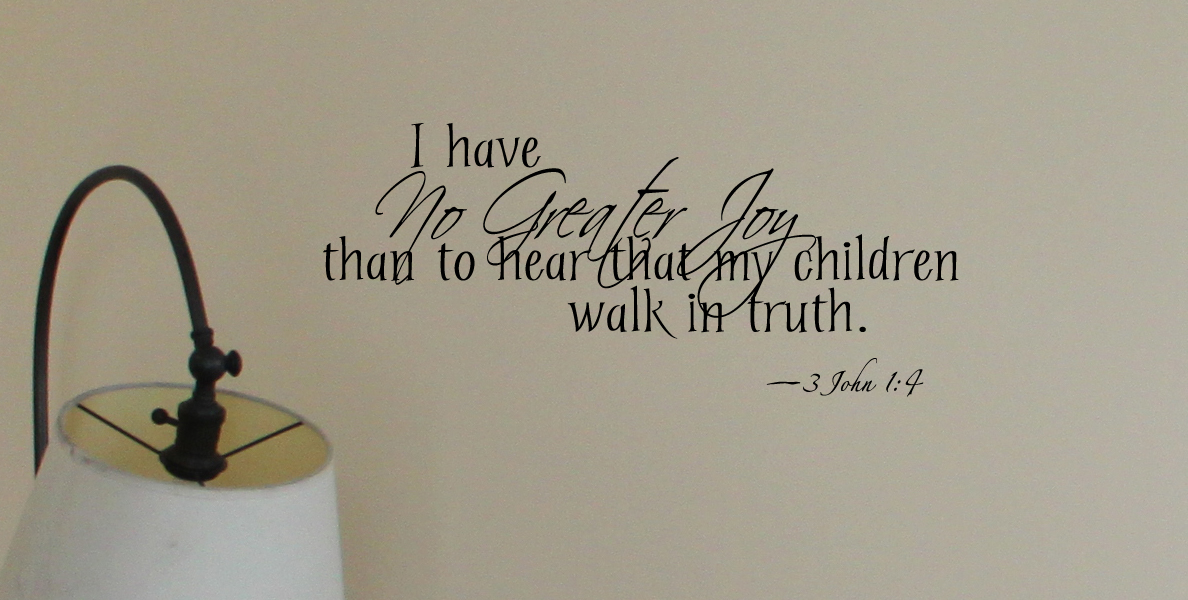 Children Walk in Truth Wall Decal