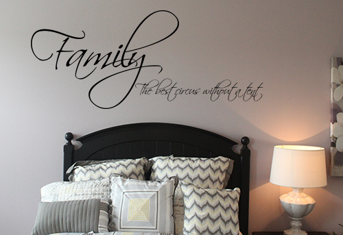 Best Circus Family Wall Decal