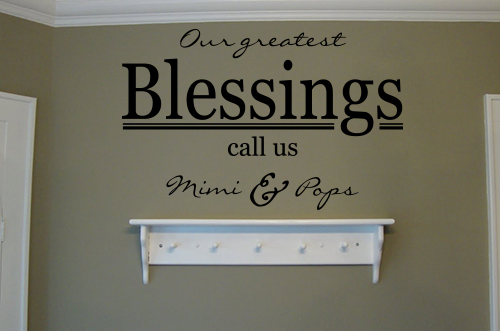 Our Greatest Blessings Mimi Pops Wall Decals