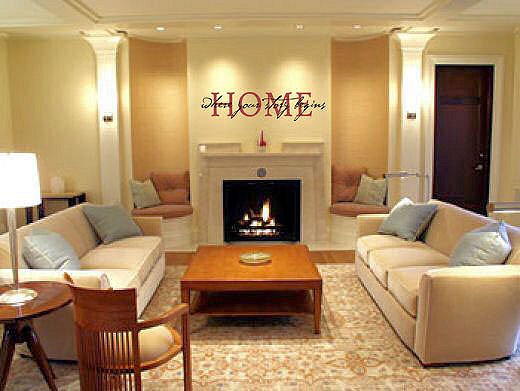 Home Story Begins Wall Decal