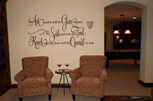 Ask Given Wall Decal