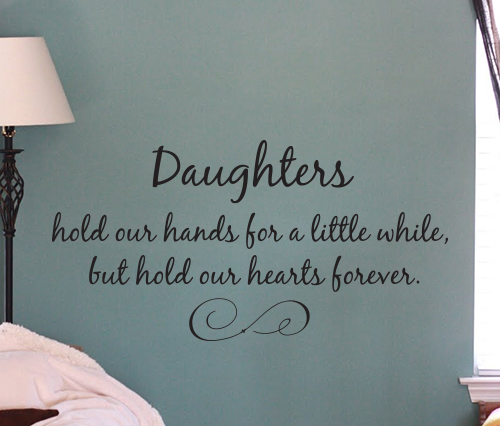 Daughters Hearts Hands | Wall Decals