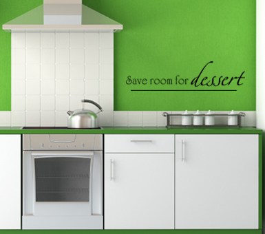Save Room for Dessert Wall Decal