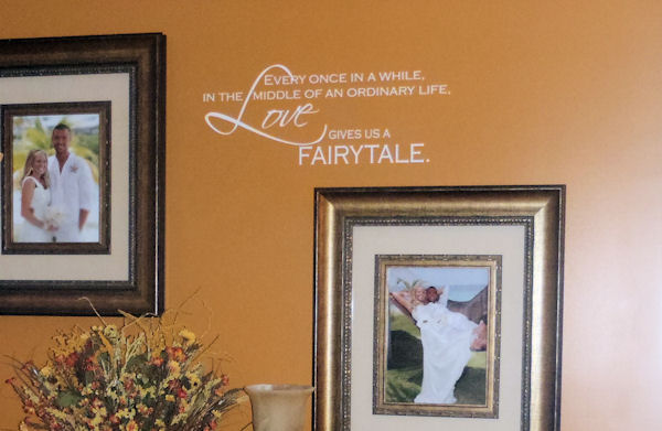 Love Gives Us A Fairytale Wall Decal