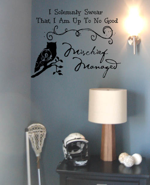 Mischief Managed Wall Decal