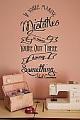 "If You're Making Mistakes" Neil Gaiman Quote Wall Decal