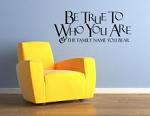 Be True Family Name Wall Decal