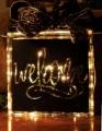 Welcome Glass Block Decal