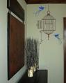 Open Birdcage and Birds Wall Decal