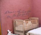 Dream Wish Calligraphy Wall Decal