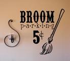 Broom Parking Wall Decal
