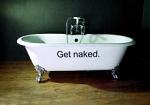 Get Naked Bath Decal