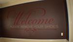 Welcome Remove Shoes Wall Decal
