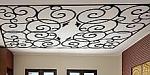 Wrought Iron Panel Square Giant Wall Decal