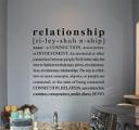 Relationship Wall Decal