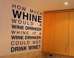 Whine Drinker Wall Decal 