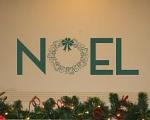 Noel Wreath Wall Decal 