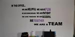 In This Office Wall Decal