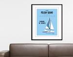 Sailboat Wedding Print